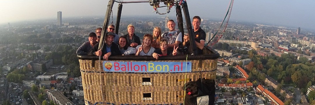 luchtballonvaart 10 passagiers
